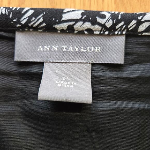 NWOT Ann Taylor Women Silk Floral Tiered Skirt 14 Sheer Whimsigoth Fairy Cottage - Picture 6 of 9